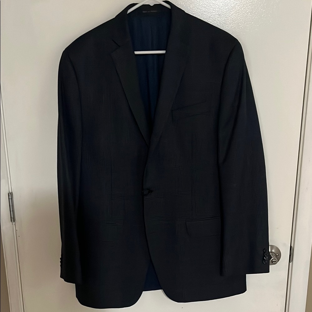 Michael Kors Black Sport Coat with Notch Lapels